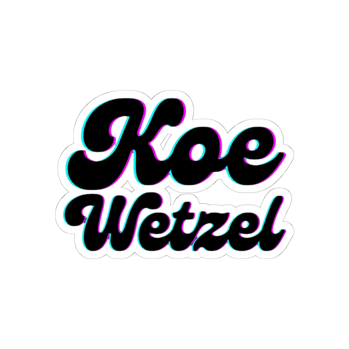 Koe Wetzel Neon Outline - alternate angle 1, merchandise