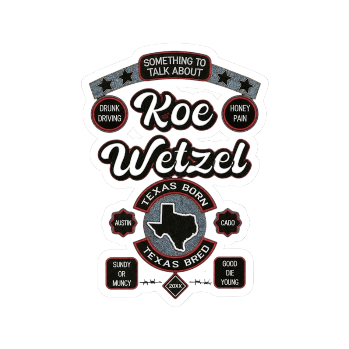Koe Wetzel Patches Denim Jacket - alternate angle 3, merchandise