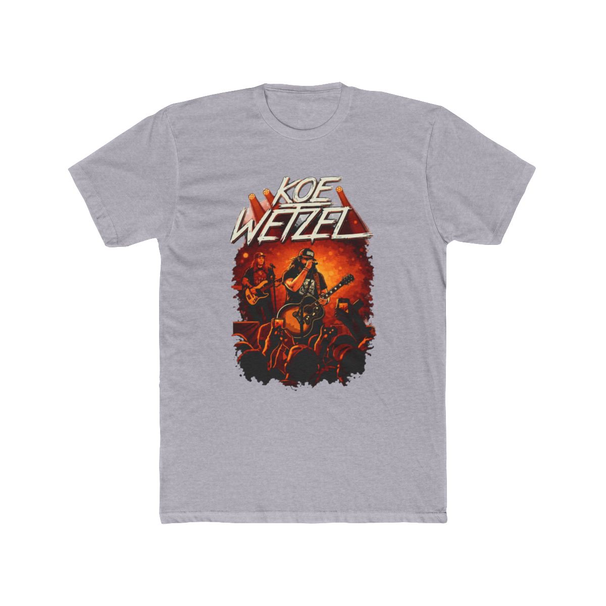 Koe Wetzel Live Concert Stage Country Rock Music Vintage Style T Shirt - alternate angle 5, merchandise