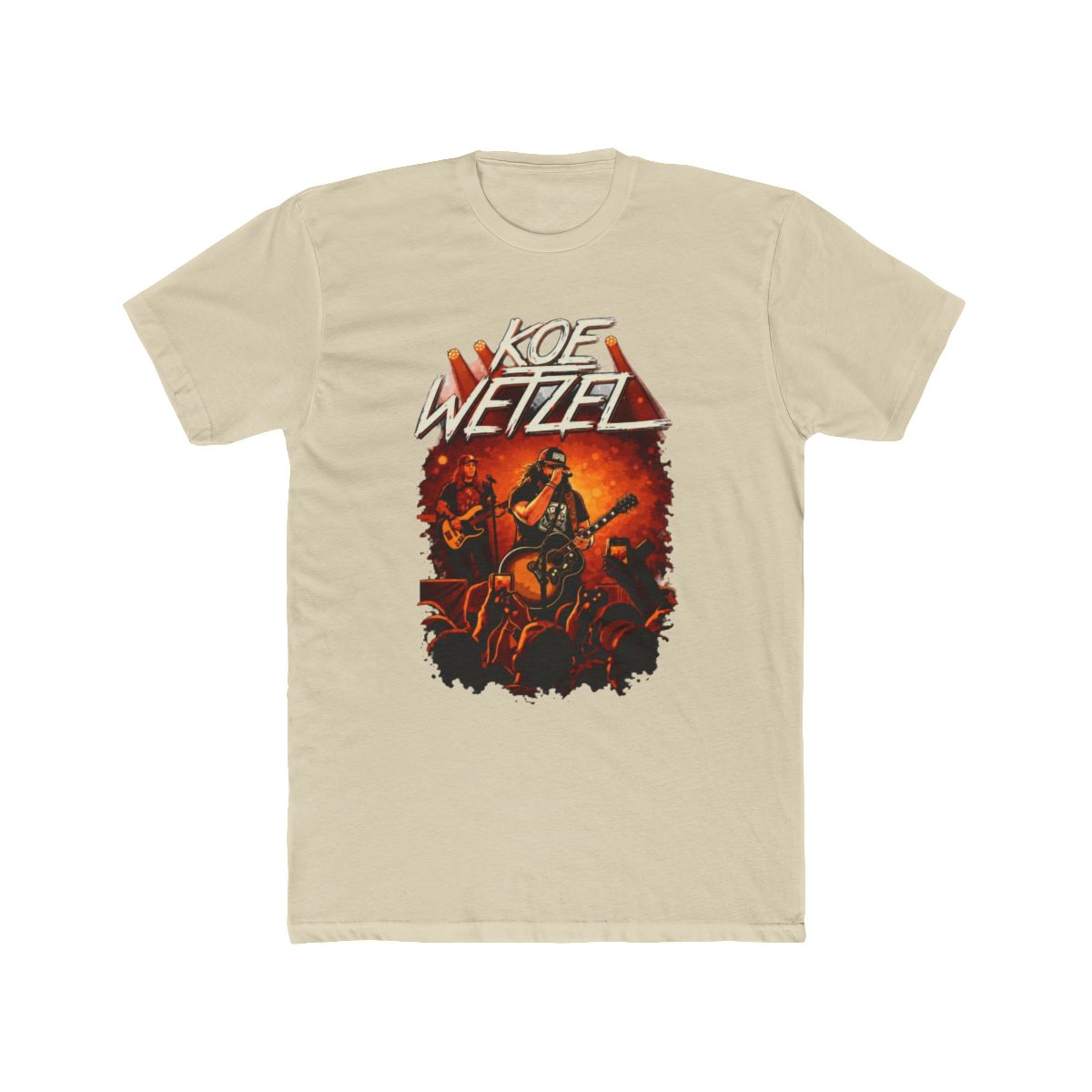Koe Wetzel Live Concert Stage Country Rock Music Vintage Style T Shirt - alternate angle 4, merchandise