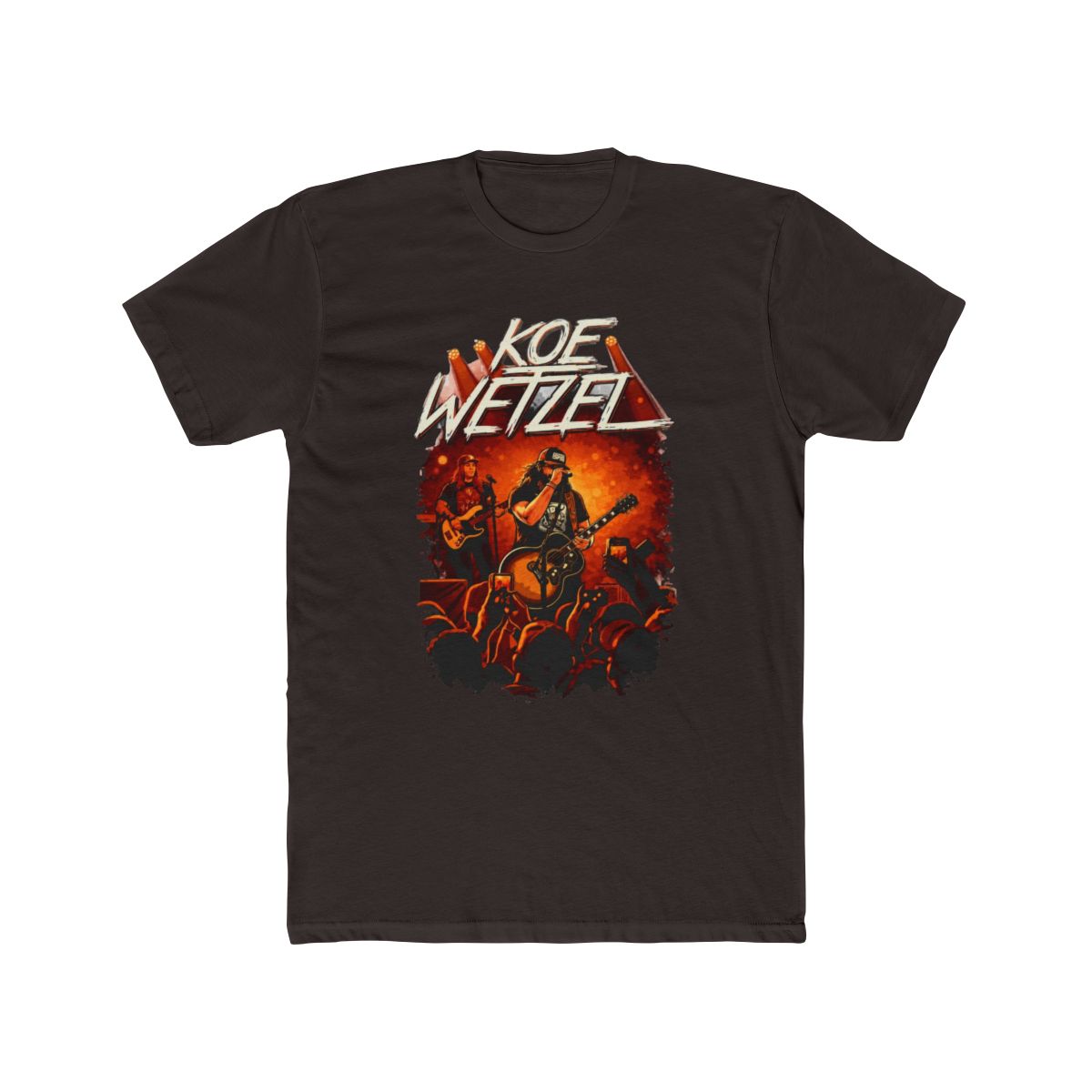 Koe Wetzel Live Concert Stage Country Rock Music Vintage Style T Shirt - alternate angle 3, merchandise