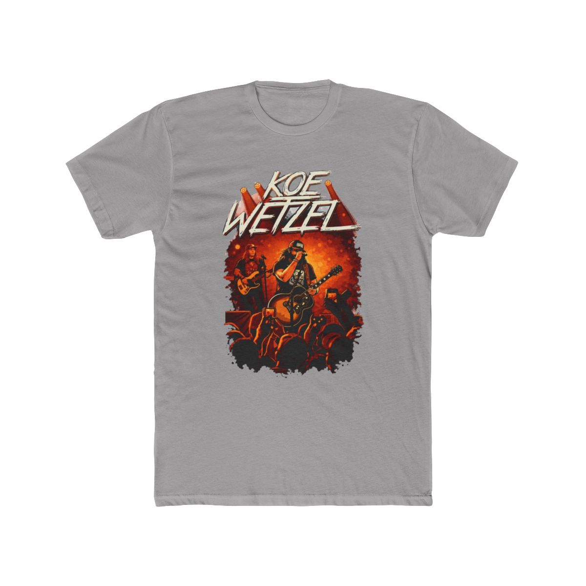 Koe Wetzel Live Concert Stage Country Rock Music Vintage Style T Shirt - alternate angle 2, merchandise