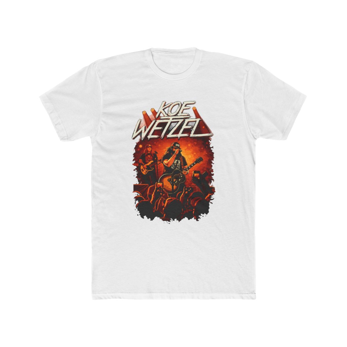 Koe Wetzel Live Concert Stage Country Rock Music Vintage Style T Shirt